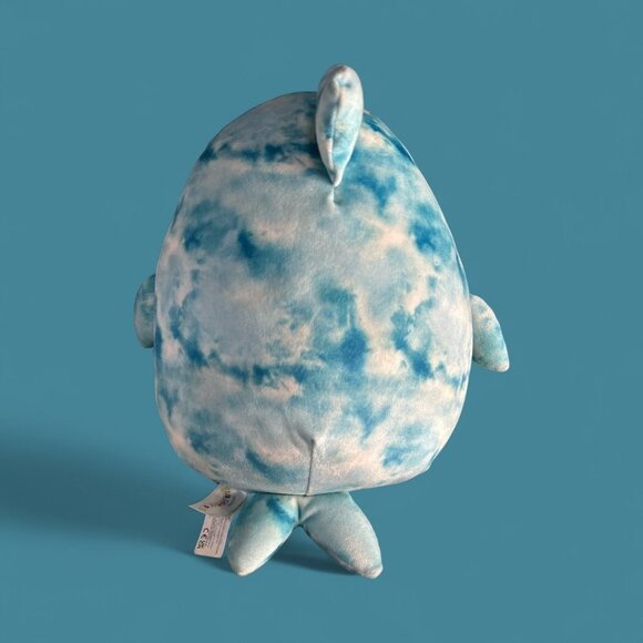 Squishmallows Danika The Blue Crinkle Tie-Dye Dolphin Stuffed Toy 12" Inch Plush - Picture 4 of 6